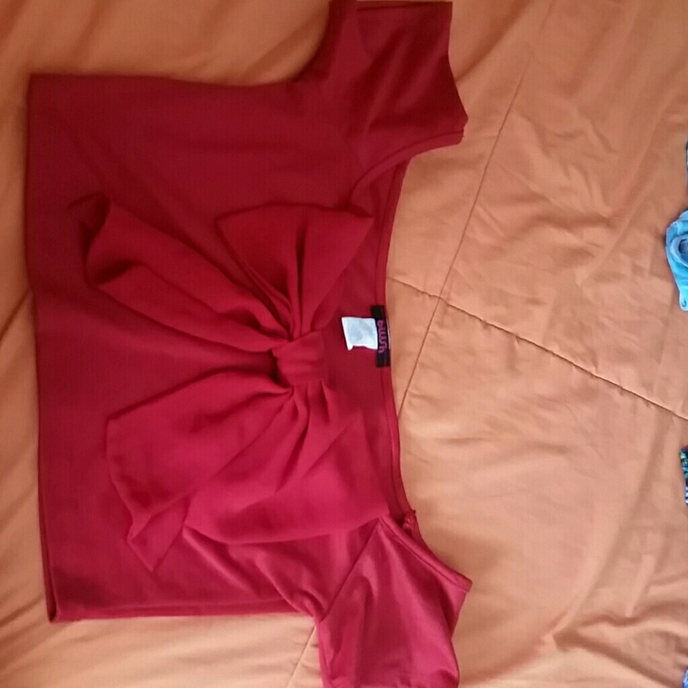 Red Crop Top